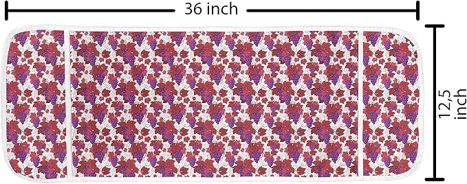 Lunarable Vineyard Microwave Oven Cover, Vibrant Colored Grapes - Image 2