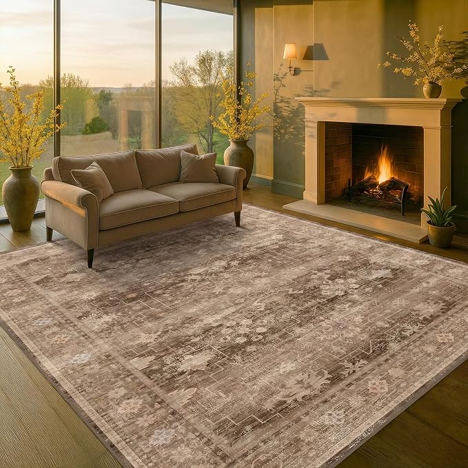Brown 9x12 Living Room Rug - Image 8