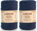 Single Strand Cotton Macrame Cord 4mm by LUKCHE