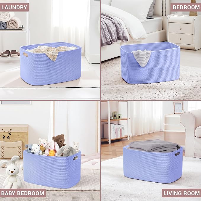 45L Small Baby Girls Laundry Basket - Image 5