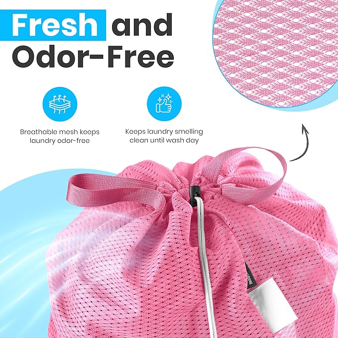 Large Mesh Laundry Bags - Image 5