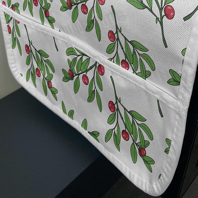 Lunarable Cranberry Microwave Oven Cover, Graphical Interpretation of - Image 3