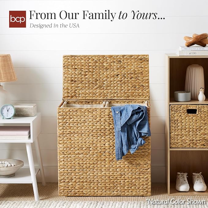 Best Choice Products Large Double Laundry Hamper - Image 4