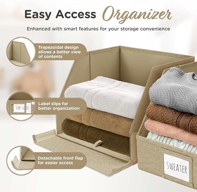 Storage Cubes – 12x12x10 Fabric Baskets - Image 3