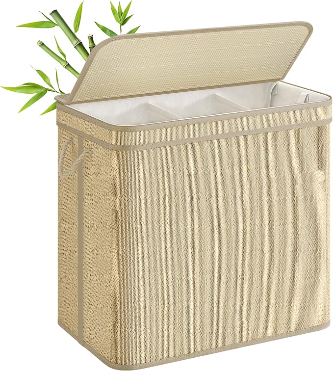 SONGMICS 3-Section Laundry Hamper by SONGMICSbySONGMICSHOME