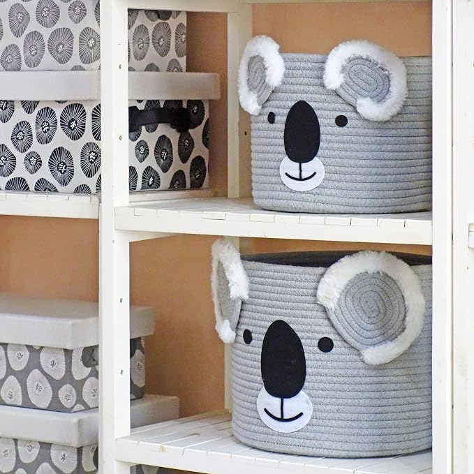 T&T Homewares Koala Storage Basket Medium Size, Nursery & Kids Room - Image 4