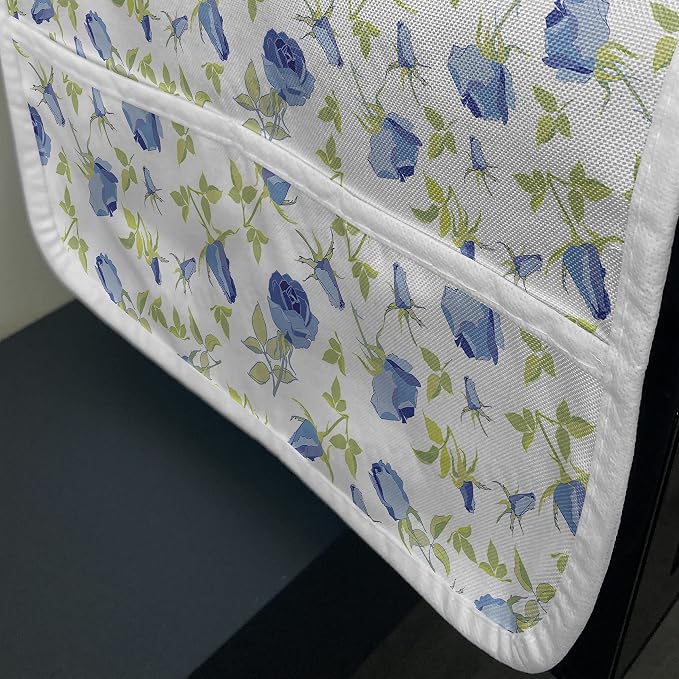 Ambesonne Green Flower Microwave Oven Cover, Floral Pattern Abstract Rose - Image 3