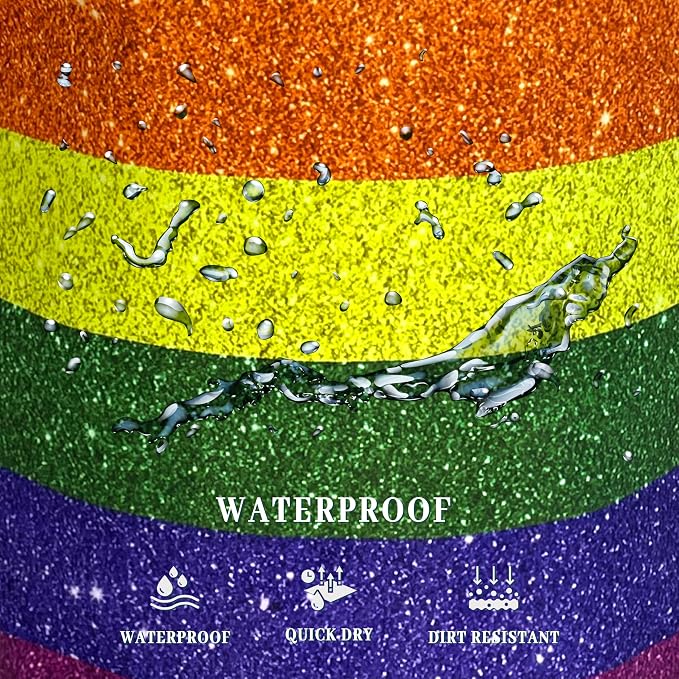 Shiny Rainbow Printed Laundry Basket Gay Funny Laundry Hamper Foldable Oxford - Image 5