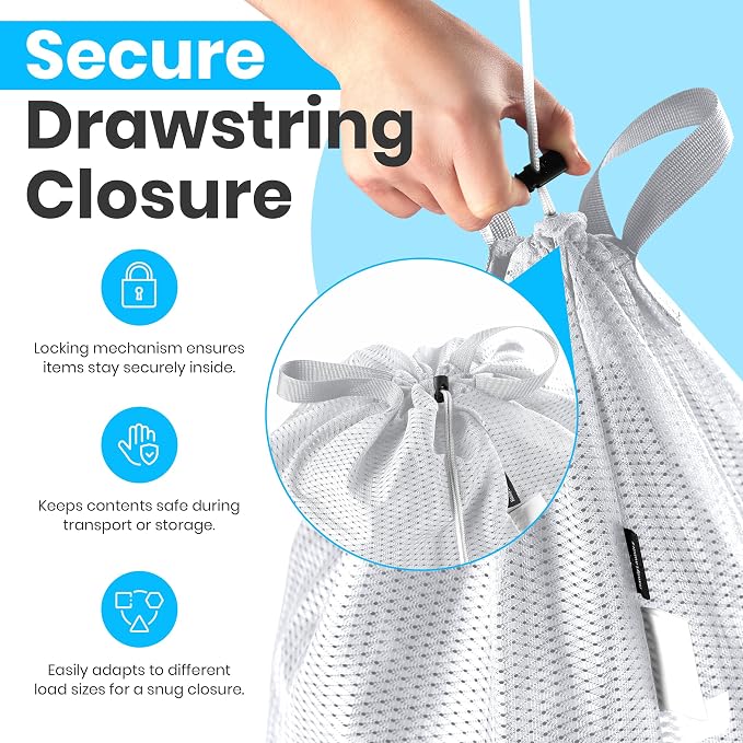Large Mesh Laundry Bags - Image 3