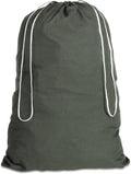 Whitmor 6353-1191-GRN Cotton Laundry Bag-Duffel Green by Whitmor