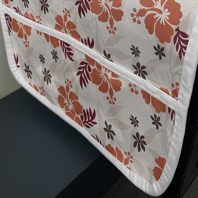 Ambesonne Hawaii Microwave Oven Cover, Abstract Aloha State Floral Pattern - Image 3