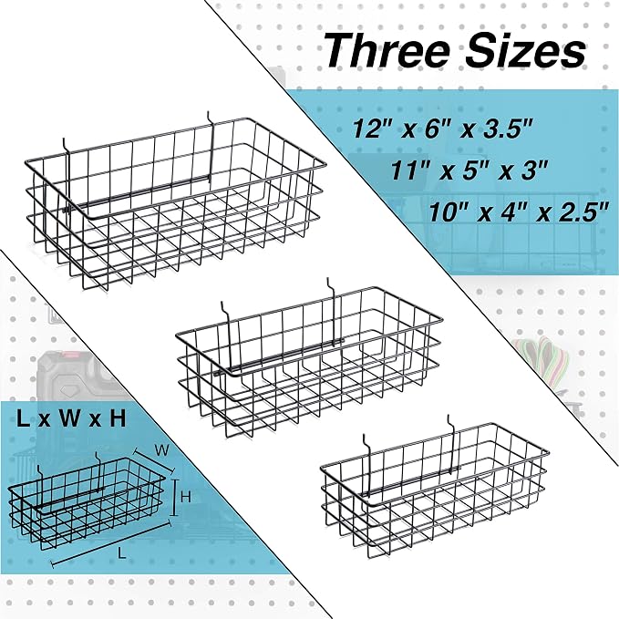 RightArrange Pegboard Baskets, Accessories, Garage Storage - Image 3