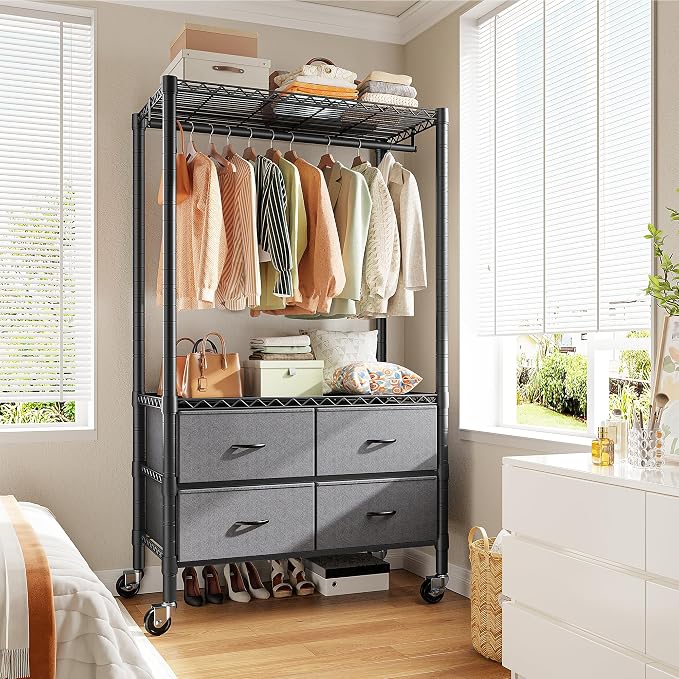 Raybee Clothes Rack Heavy Duty Clothing Rack - Image 6
