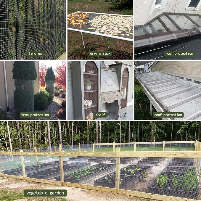 Thinkahead Hardware Cloth 1/4 inch 36 X 100 ft 23 Gauge, Galvanized Wire Mesh - Image 6