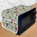Ambesonne Ladybugs Microwave Oven Cover, Ecological Fresh Leaves and Ladybugs by Ambesonne