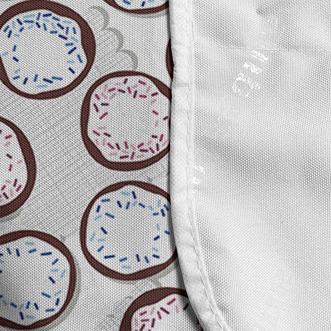 Ambesonne Dessert Microwave Oven Cover, Donuts Patterns - Image 4
