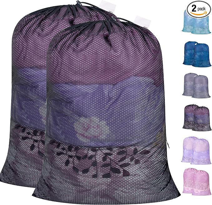 Polecasa Extra Heavy Duty Large Diamond Mesh Laundry Bags by Polecasa