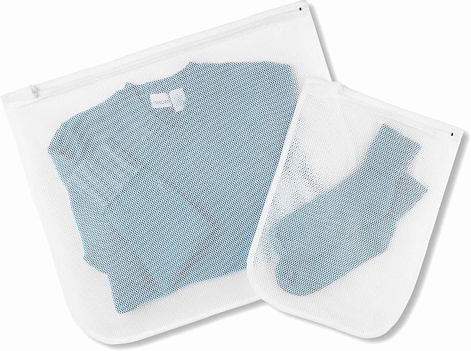 Whitmor Zippered Mesh Wash Bags - Image 4