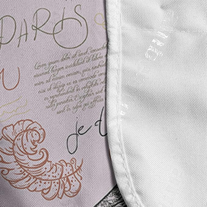 Ambesonne Paris Microwave Oven Cover, Eiffel Tower Sketch - Image 4