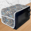 Ambesonne East Microwave Oven Cover, Vintage Eastern Abstract Floral Pattern by Ambesonne
