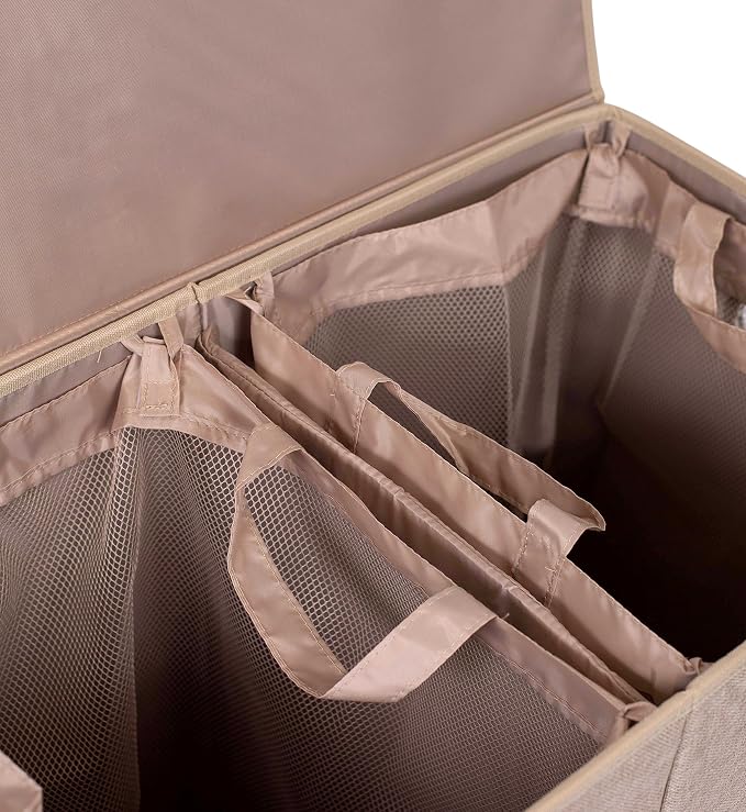 BIRDROCK HOME Double Laundry Hamper - Image 7