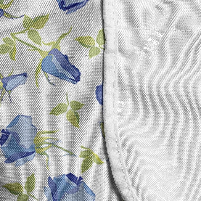 Ambesonne Green Flower Microwave Oven Cover, Floral Pattern Abstract Rose - Image 4