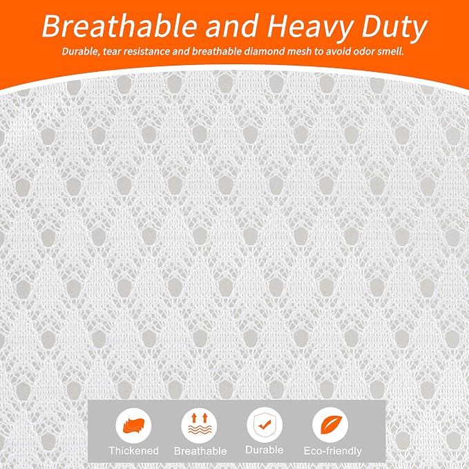 Polecasa Diamond Mesh Laundry Bags, Extra Large Laundry Hamper Liner, Laundry - Image 2