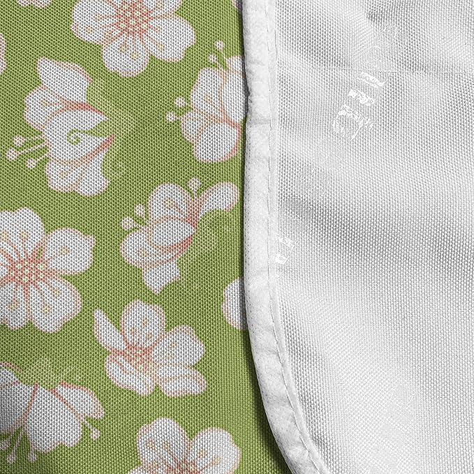 Lunarable Floral Microwave Oven Cover, Apple Tree Flowers Spring Blossoms - Image 4