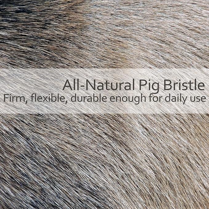 REDECKER Laundry Brush 4-1/2 inch Natural Pig Bristle Laundry Brush Made in - Image 3
