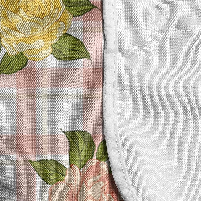 Ambesonne Shabby Flora Microwave Oven Cover, Flower Inspired Vector - Image 4