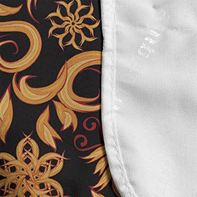 Ambesonne Abstract Microwave Oven Cover, Swirl Ornament Patterns Elements of - Image 4