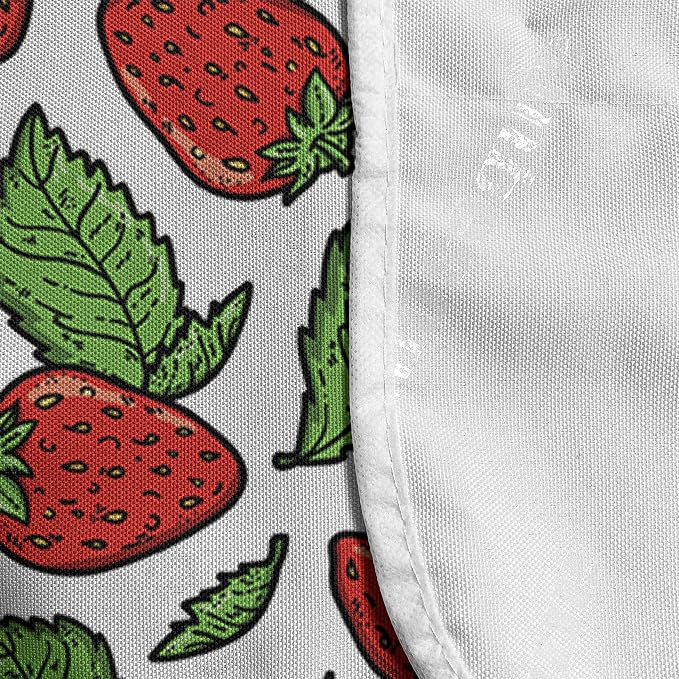 Ambesonne Fruit Microwave Oven Cover, Juicy Strawberries - Image 4