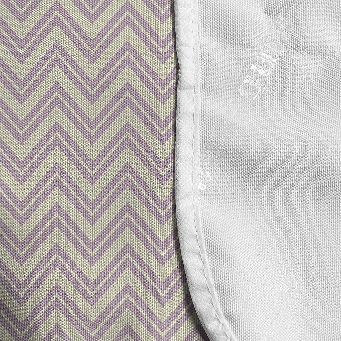 Ambesonne Retro Microwave Oven Cover, Horizontal Chevron Zig Zag Pattern - Image 4