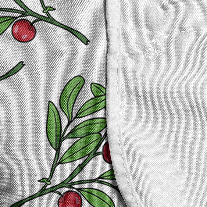 Lunarable Cranberry Microwave Oven Cover, Graphical Interpretation of - Image 4