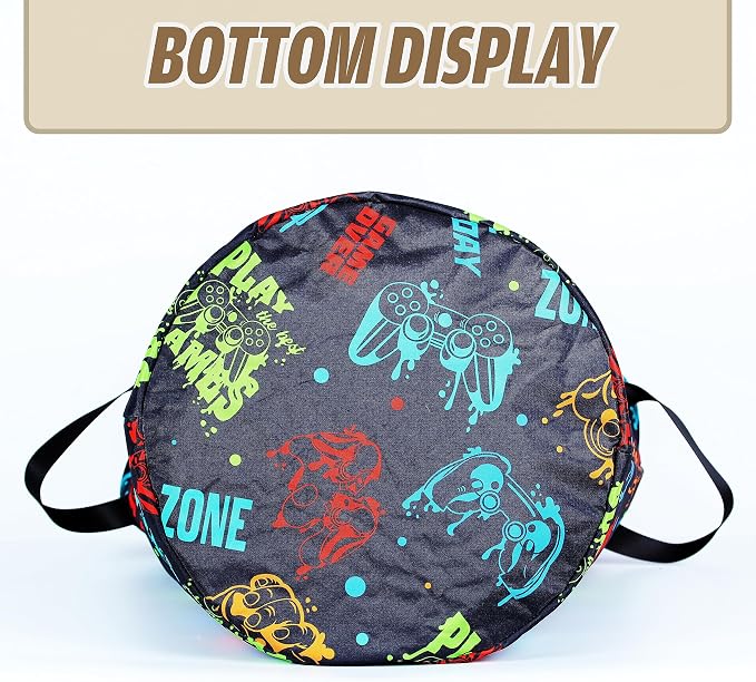 Game Machine Laundry Basket Funny Color Foldable Oxford Cloth Tote Bag Laundry - Image 4