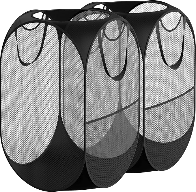 Simple Houseware Mesh Pop-Up Laundry Hamper Basket by SimpleHouseware