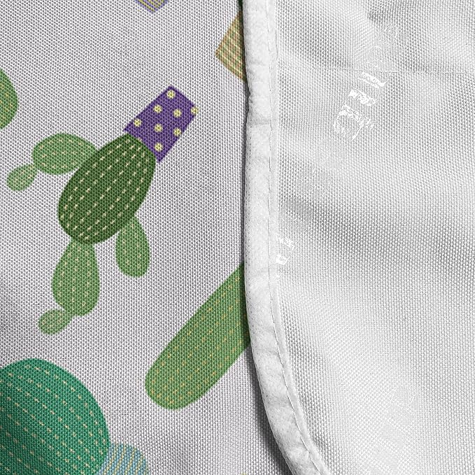 Ambesonne Cactus Microwave Oven Cover, Upside down Plants Graphic Design - Image 4